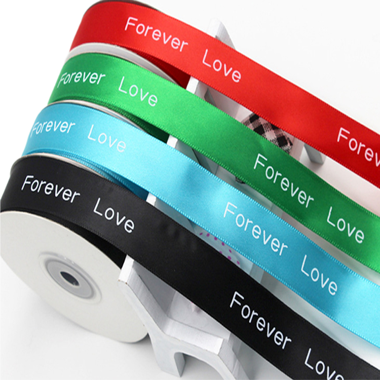 Printed Brand Name Logo Ribbon ribbon manufacturers