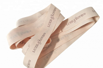 Custom Grosgrain Ribbon With Logo (3)