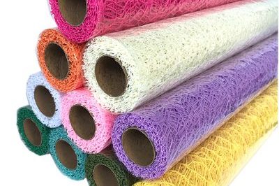 Flower Wrapping Poly Deco Mesh (4)