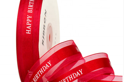 Happy Birthday Logo Printed Ribbon (4)