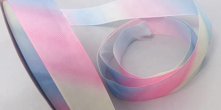 Party Festive Gradient Grosgrain Ribbon (2)