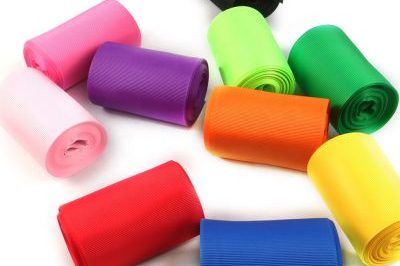 Set Plain Color Grosgrain Ribbon (3)