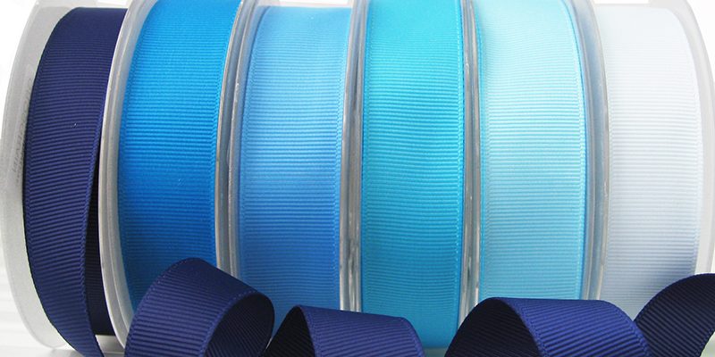 Wide Solid Color Polyester Grosgrain Ribbons (1)