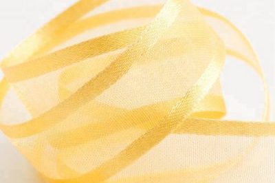 25mm Gold Organza Ribbon (1)