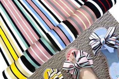 4CM striped ribbon decorative edging…