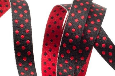 Black & Red Polka Dot Ribbons…