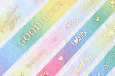 DIY Present Packaging Organza Ribbon (1)