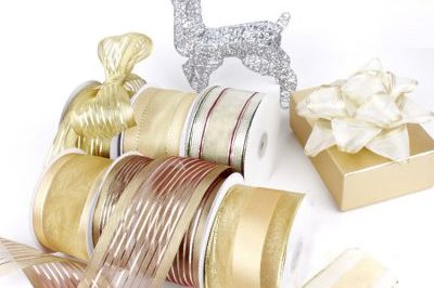 Gift Packing Decoration Wired Edged Ribbon (2)