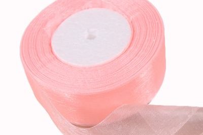 Gold Wired Sheer Organza Ribbon (2)