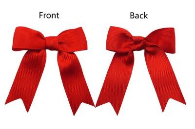 Grosgrain Small Elastic Ribbon Bow (3)