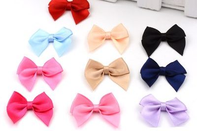Mini Satin Warp Ribbon Bows (3)