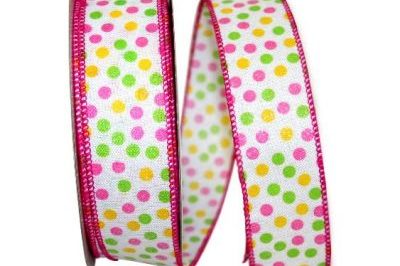 Multi Color Polka Dot Ribbon – Paul…