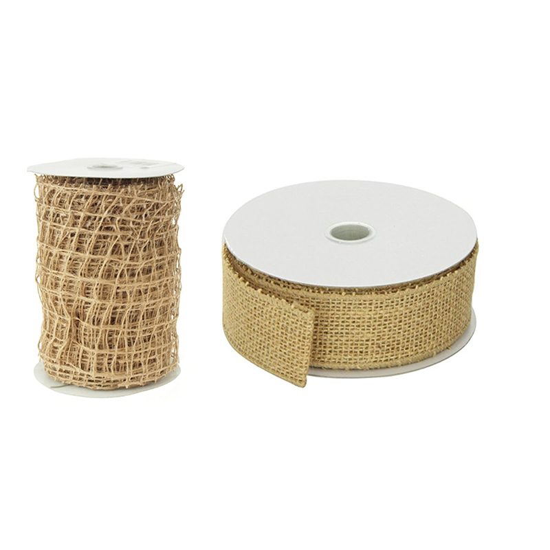Natural Wired Burlap Ribbon ribbon manufacturers