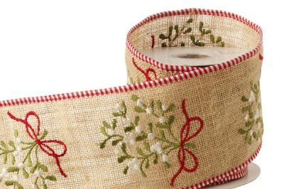 Natural Wired Burlap Ribbon (4)