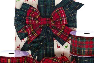 Tartan Plaid Fabric Wired Ribbon _ Shop…