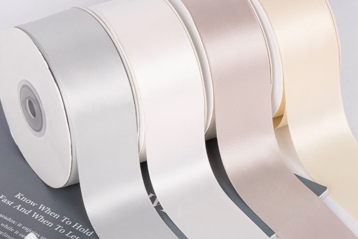 White Pure Satin Silk Ribbon (4)