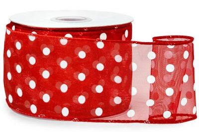Wired Polka Dot Ribbon _ Nashville Wraps