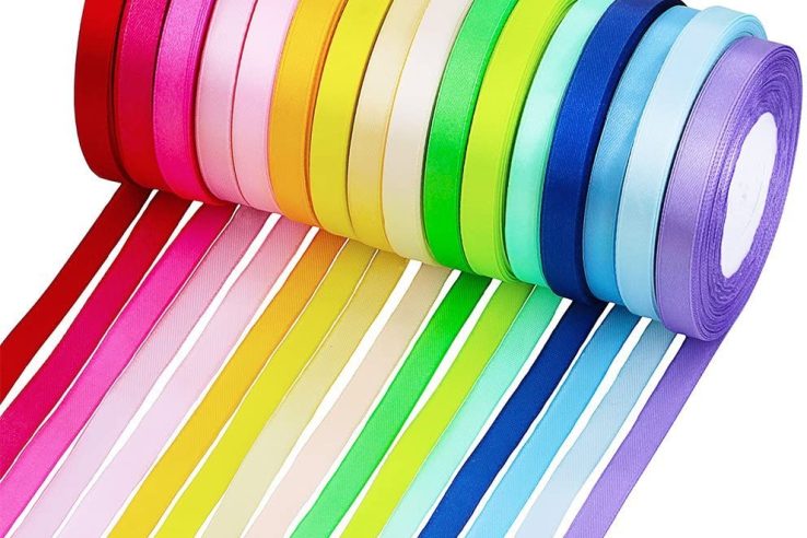 16 Colors 400 Yard Fabric Satin Ribbon (4)