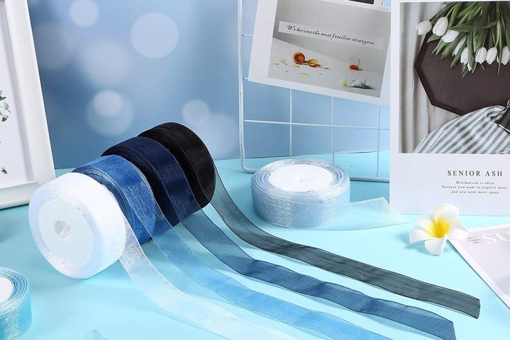 Transparent Satin Ribbon For Wrapping Decorating (3)